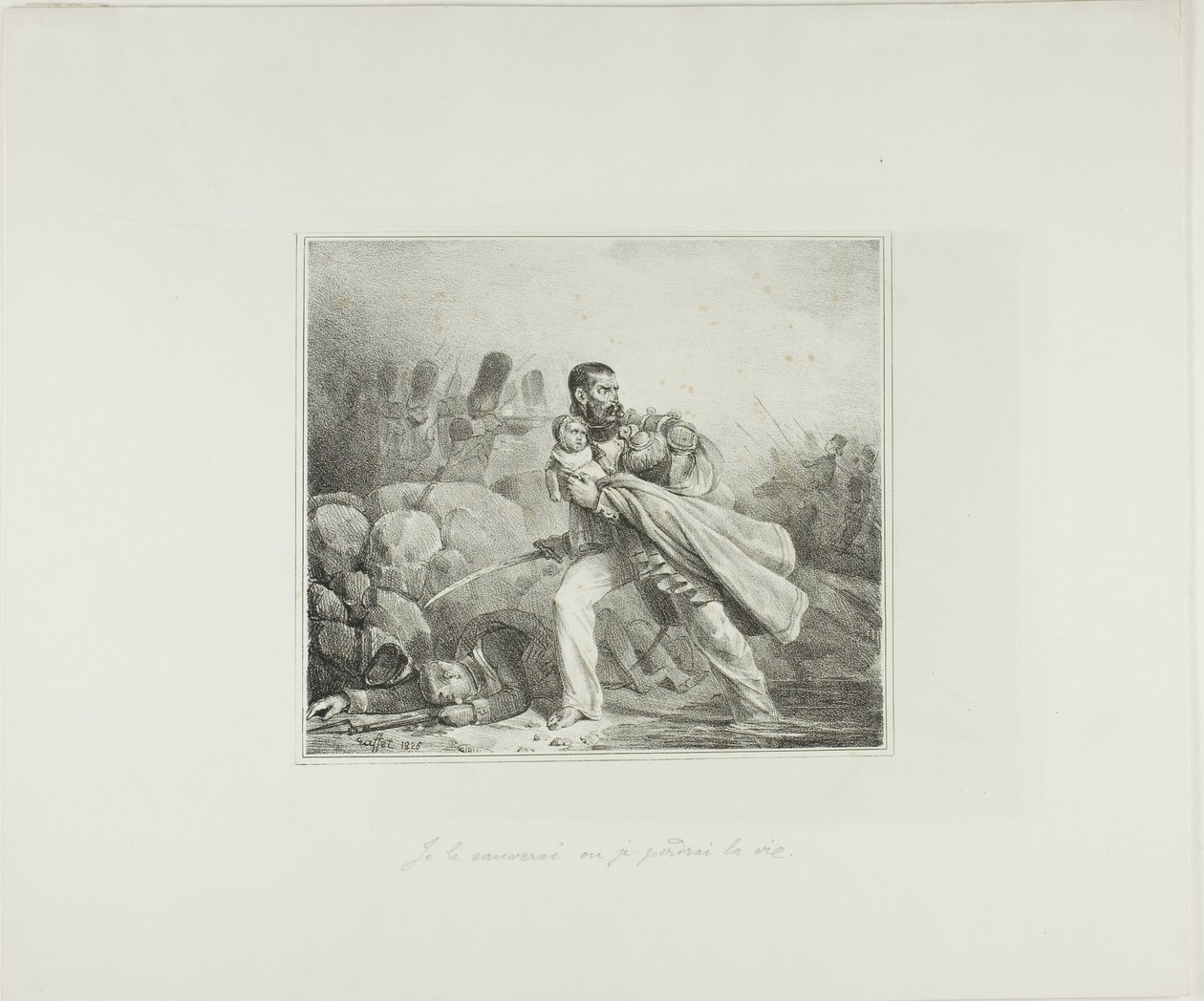 Lo salverò o perirò da Denis-Auguste-Marie Raffet