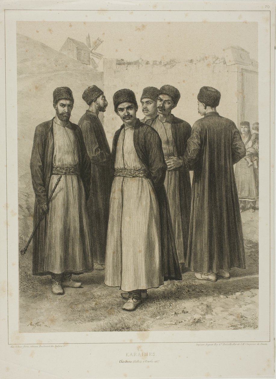 Karaimes, Teodosia, Kaffa, 1° ottobre 1837 da Denis Auguste Marie Raffet