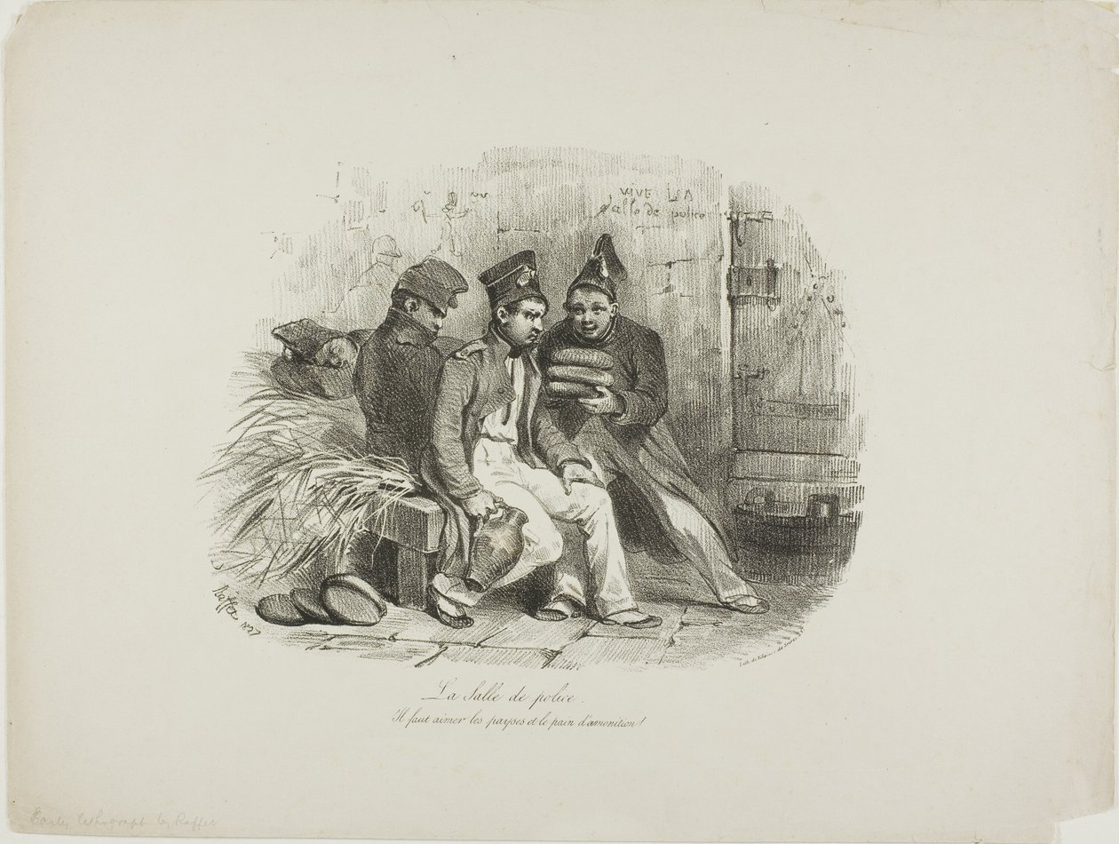Prigione militare da Denis Auguste Marie Raffet