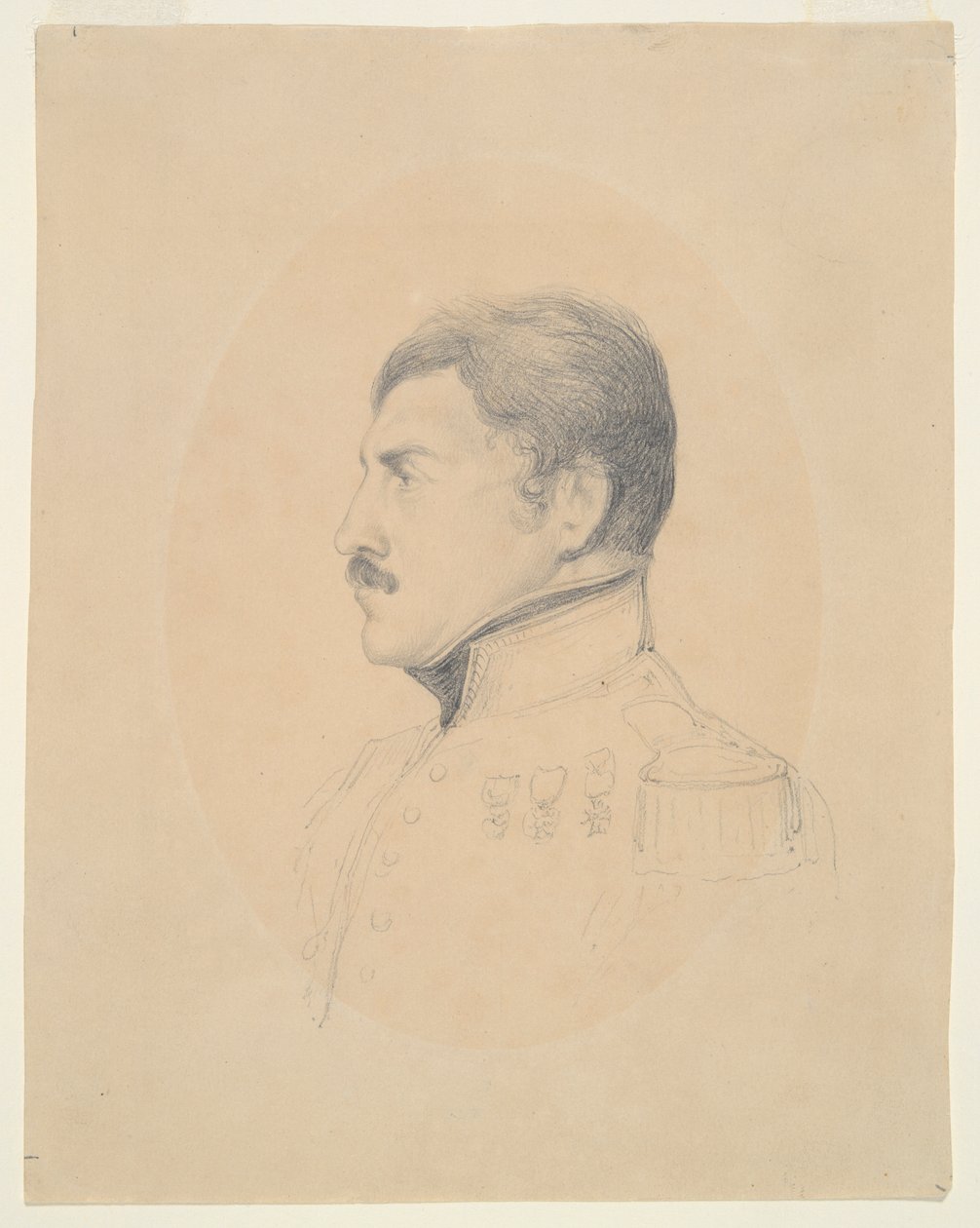 Ritratto del Generale Pelissier da Denis-Auguste-Marie Raffet