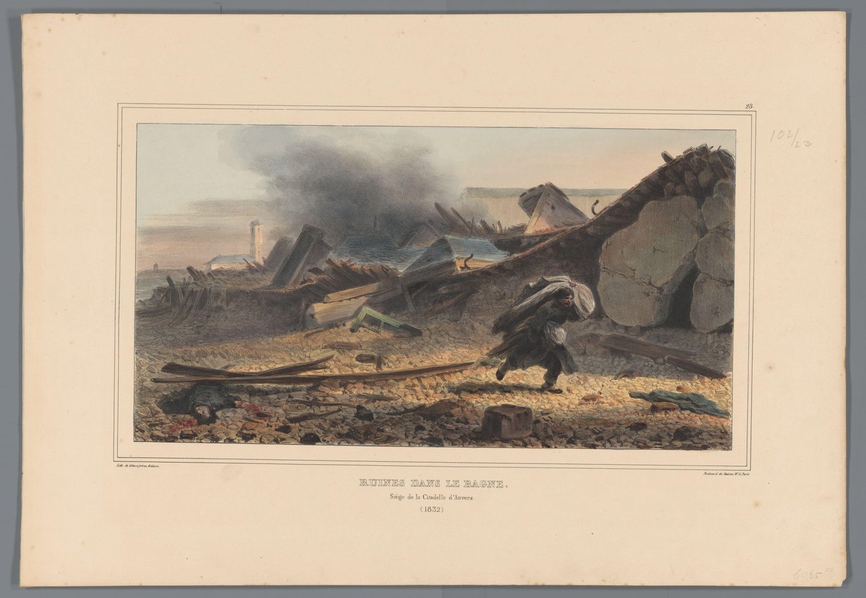 Rovine, 1832 da Denis Auguste Marie Raffet