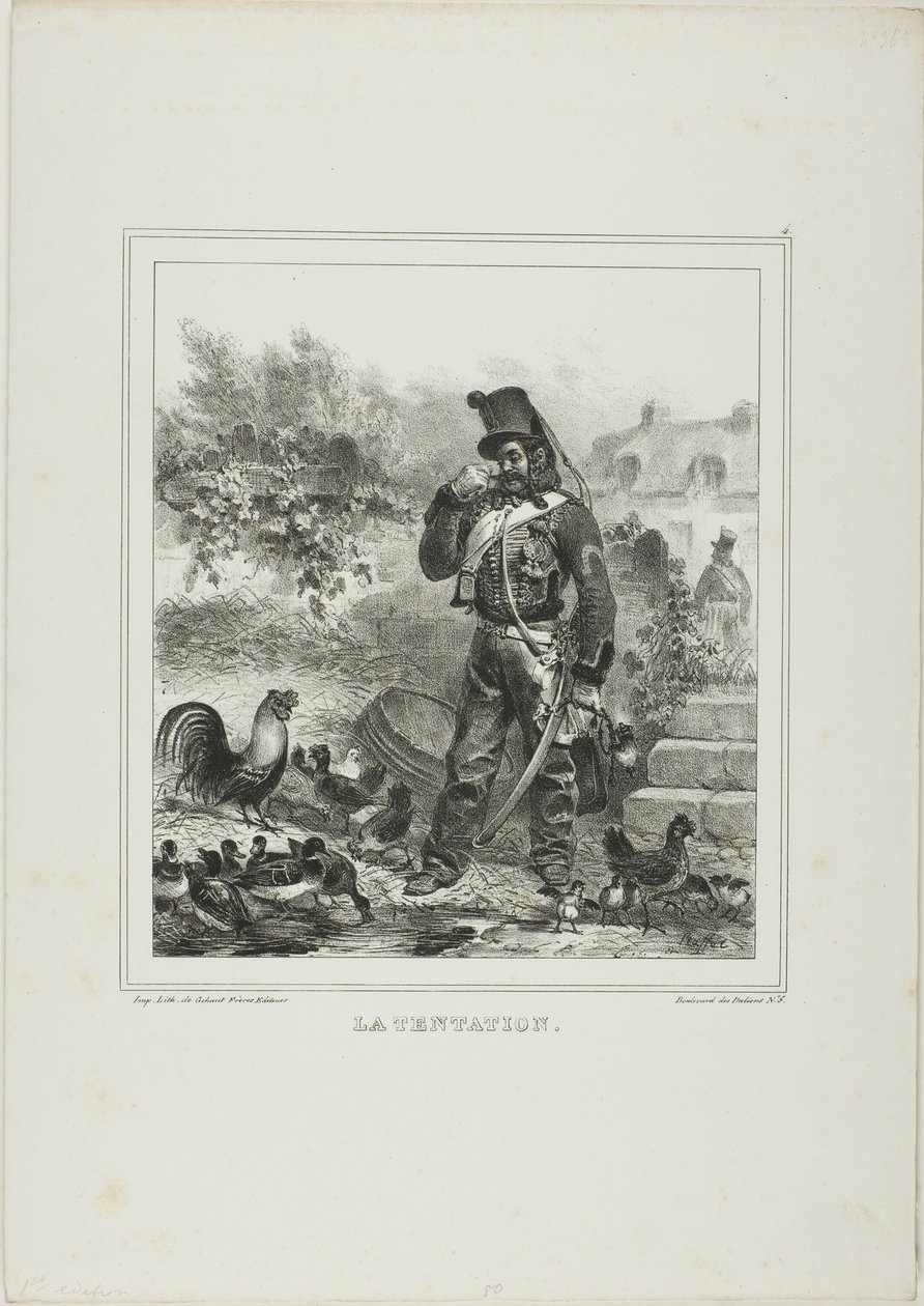 Tentazione da Denis Auguste Marie Raffet