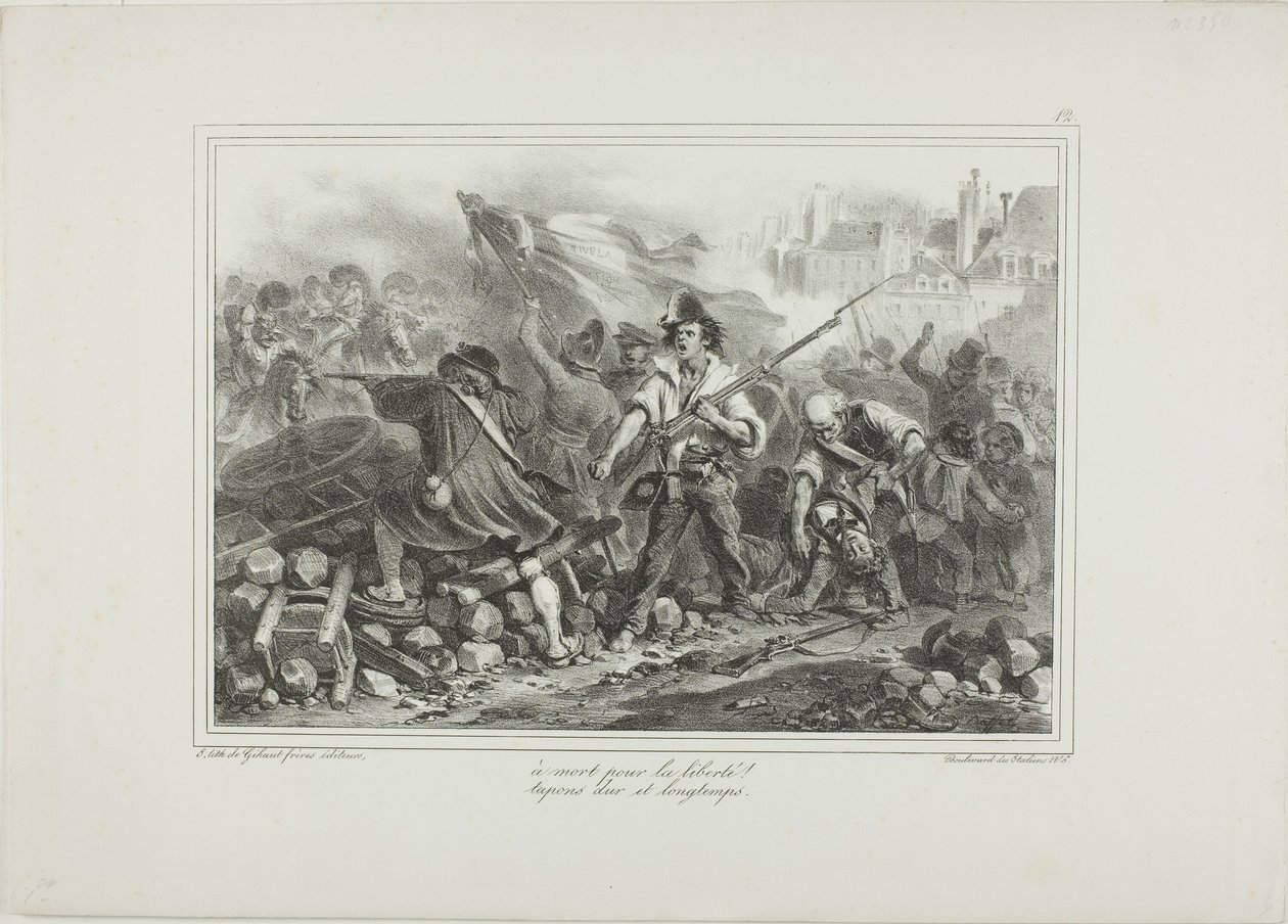 A morte per la libertà! da Denis Auguste Marie Raffet