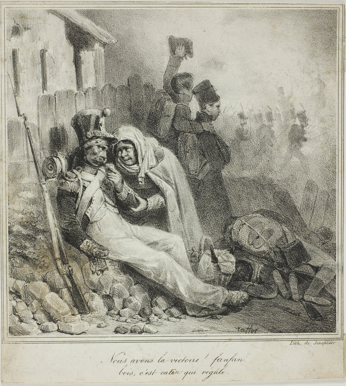 Abbiamo vinto! da Denis Auguste Marie Raffet
