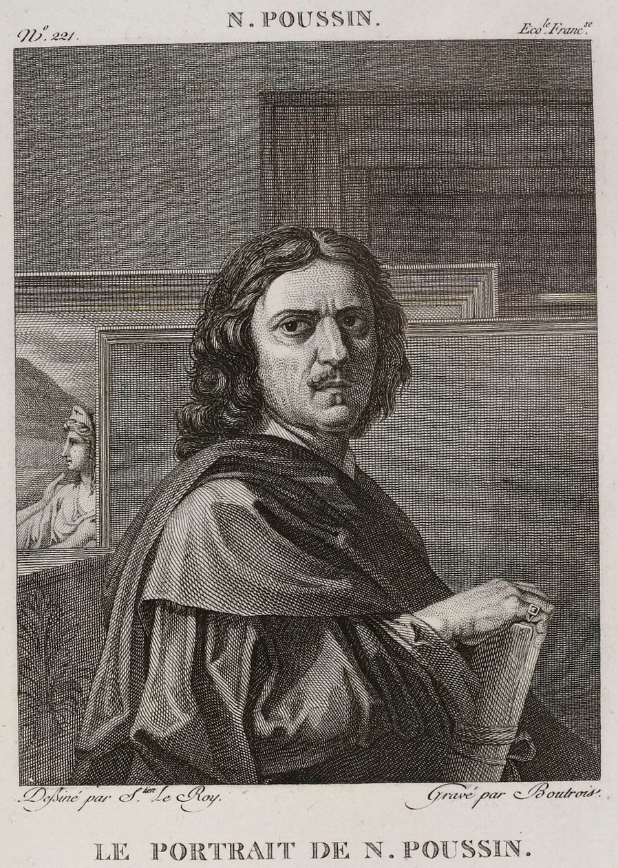 Denis-Sébastien Leroy et Boutrois - Ritratto di Nicolas Poussin, dopo Nicolas Poussin - 1802-1815 da Denis Sebastien Leroy