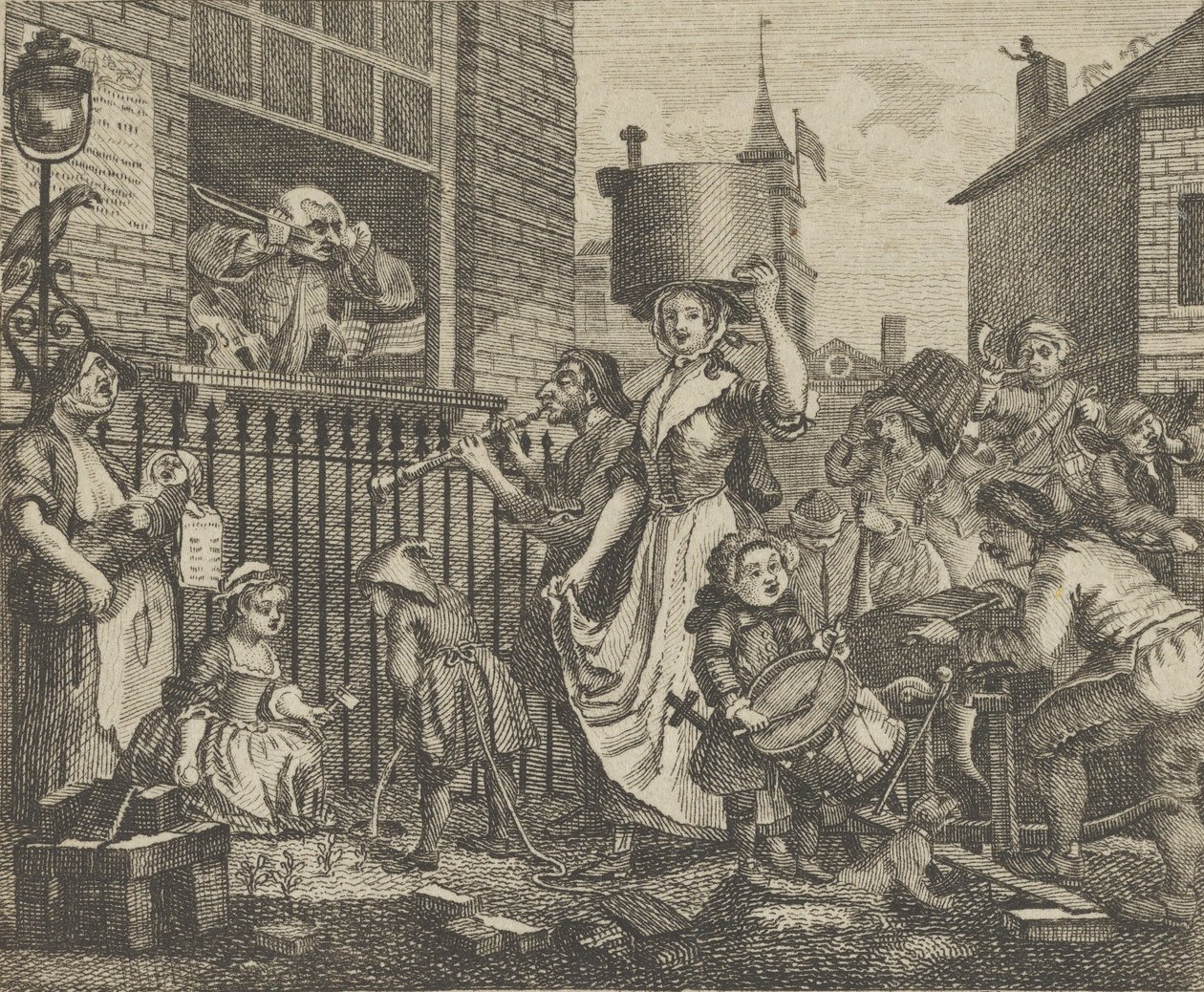 Il Musicista Infuriato, ca. 1800 da Dent