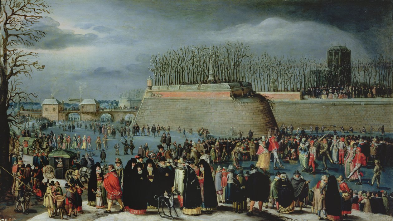 Pattinaggio durante il Carnevale da Denys van Alsloot