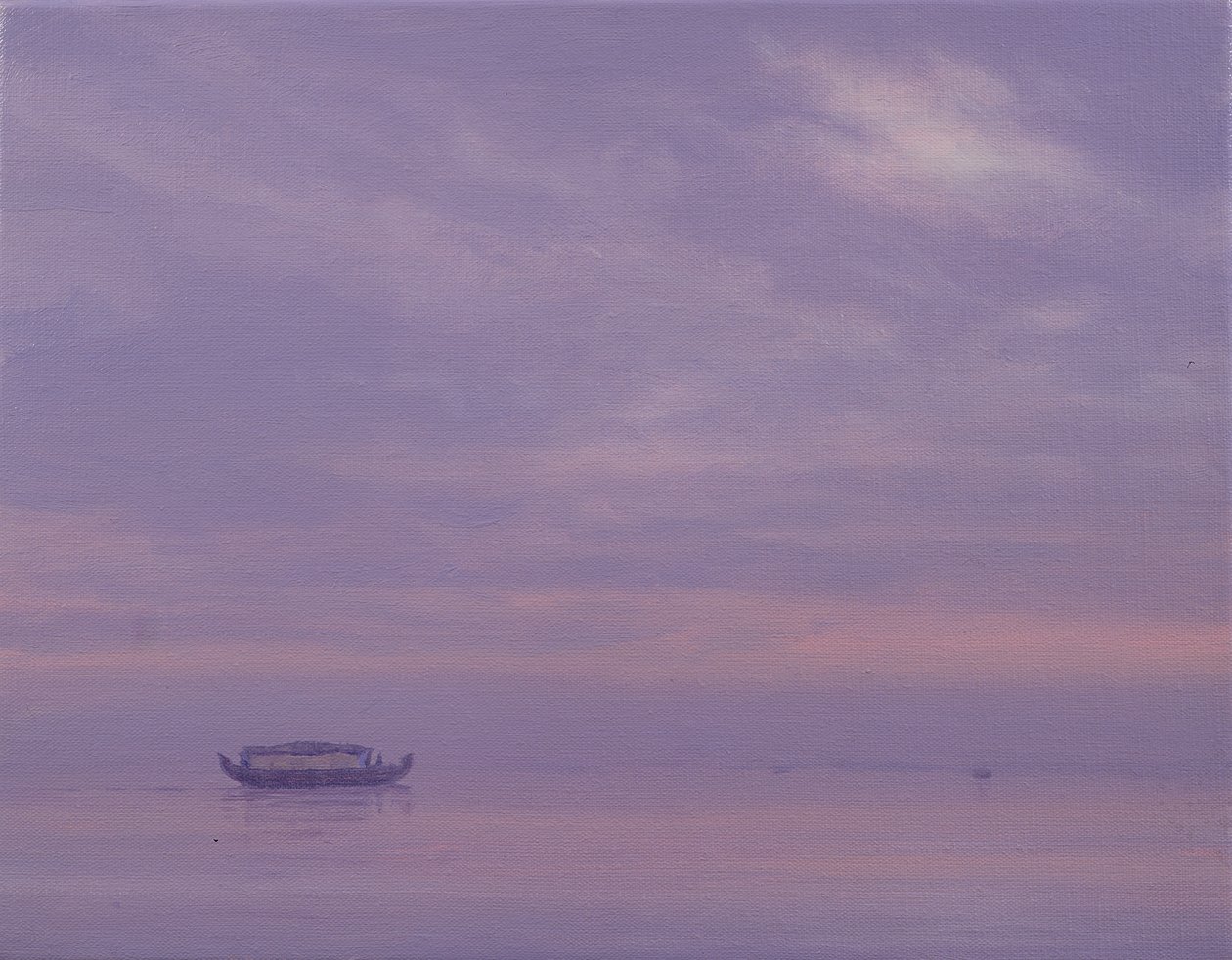 Barca da pesca sul lago Vembanad, Kerala da Derek Hare