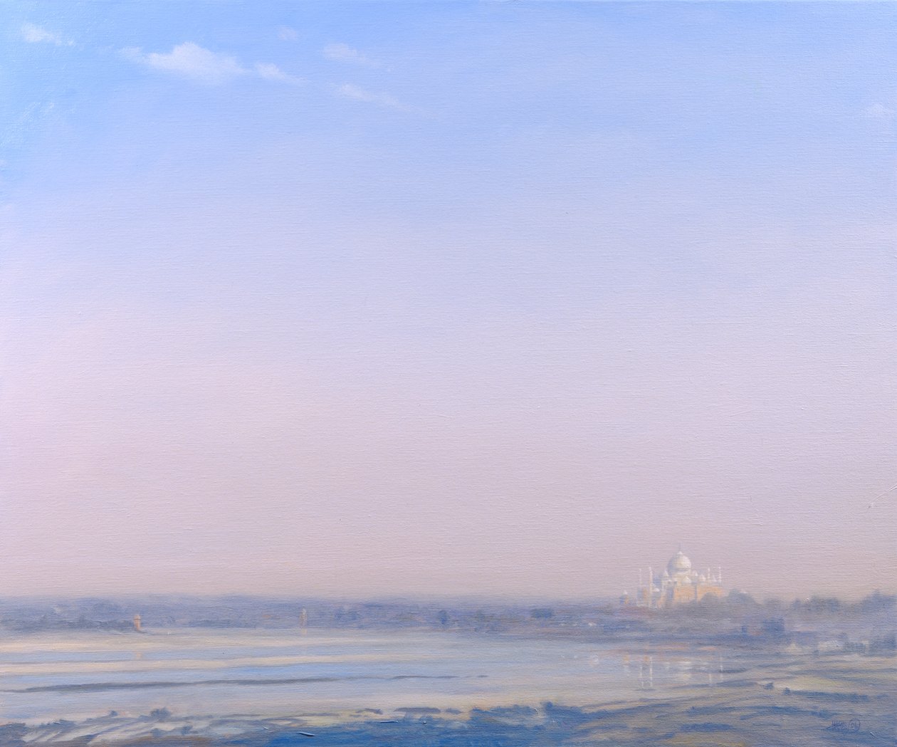 Taj Mahal dal Forte di Agra da Derek Hare