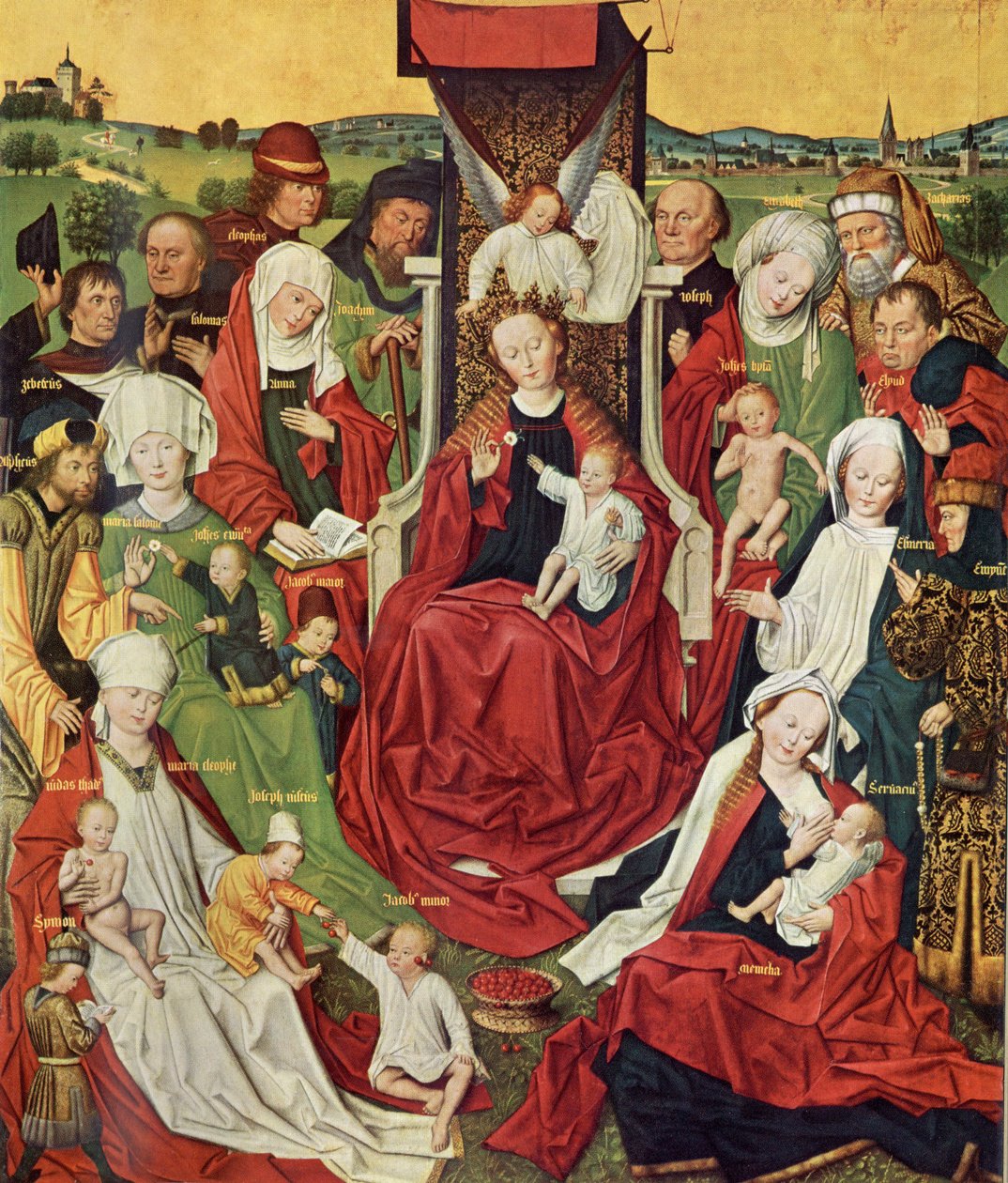 Dortmund Propsteikirche, Derick Baegert Altare, pannello sinistro da Derick Baegert