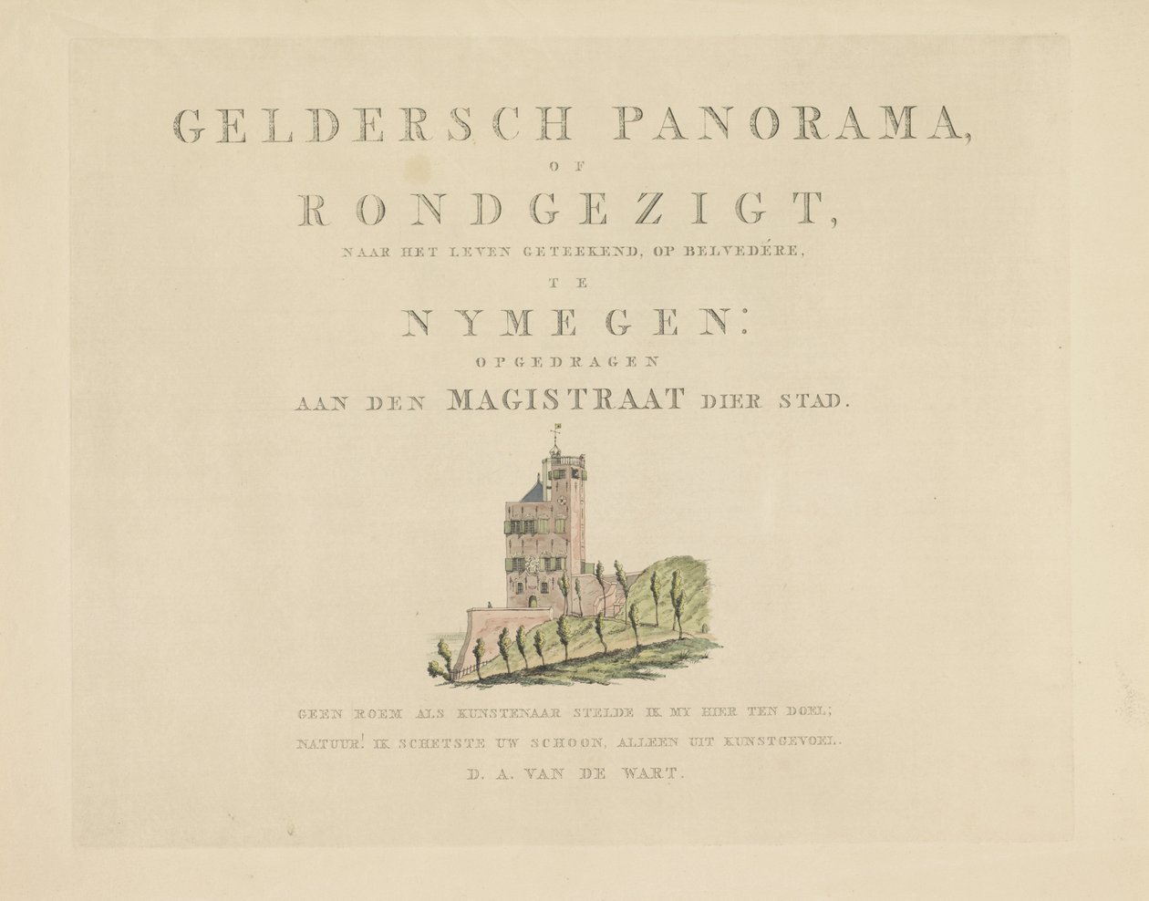 Belvedere a Nimega da Derk Anthony van de Wart