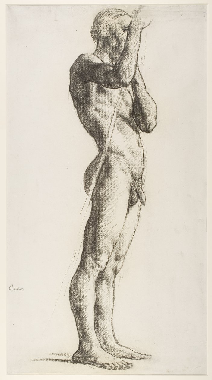 Studio di una figura maschile, 1906 da Derwent Lees