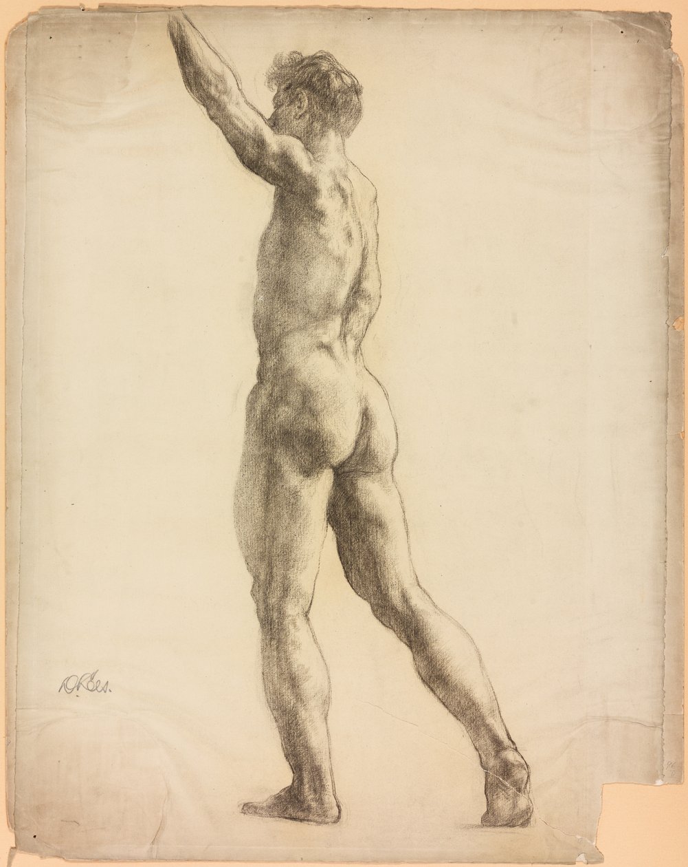 Studio di una figura maschile da Derwent Lees