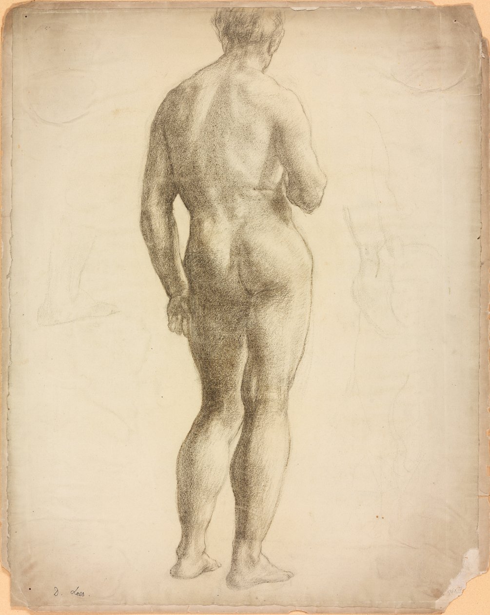 Studio di una figura maschile da Derwent Lees