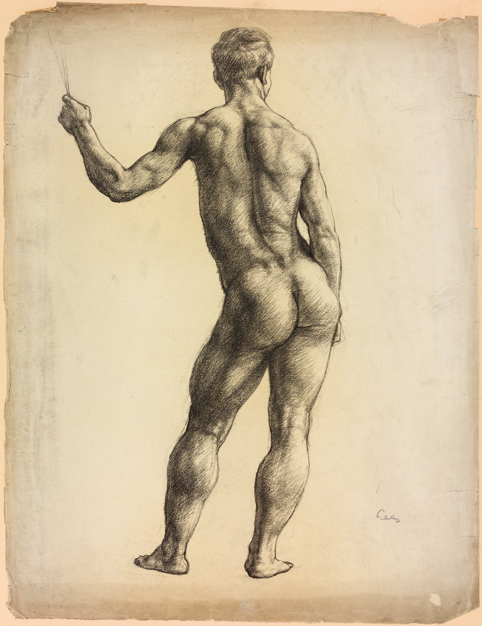 Studio di una figura maschile da Derwent Lees