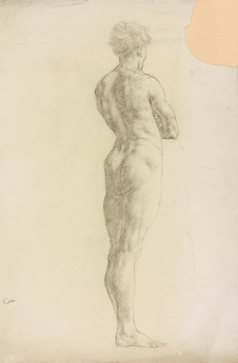 Studio di una figura maschile da Derwent Lees