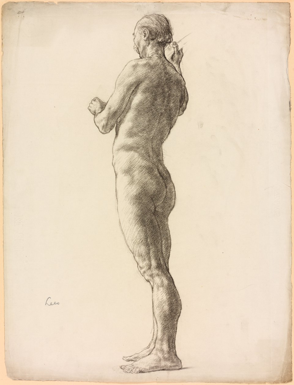 Studio di una figura maschile da Derwent Lees