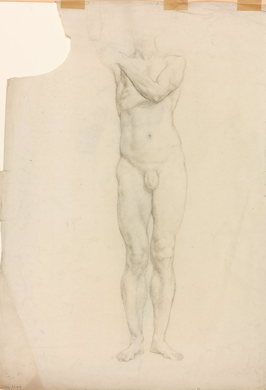 Studio di una figura maschile da Derwent Lees