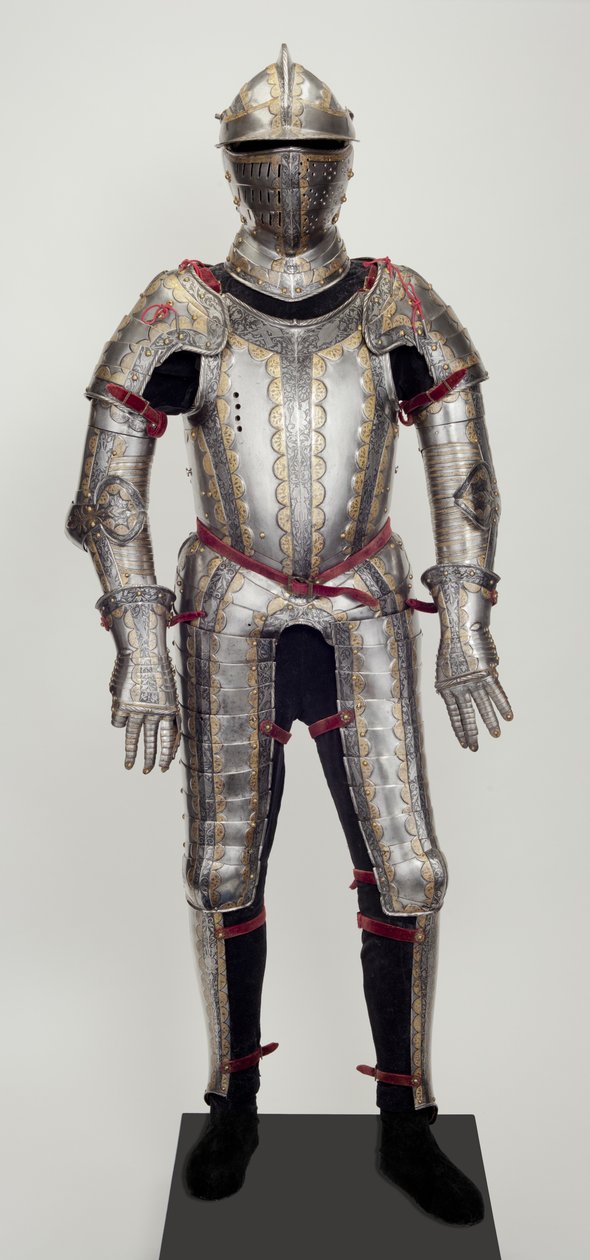 Armatura da campo, da una Garniture, probabilmente fatta per Ludwig Ungnad von Weissenwolf auf Sunegg, c.1552 da Desiderius Helmschmid