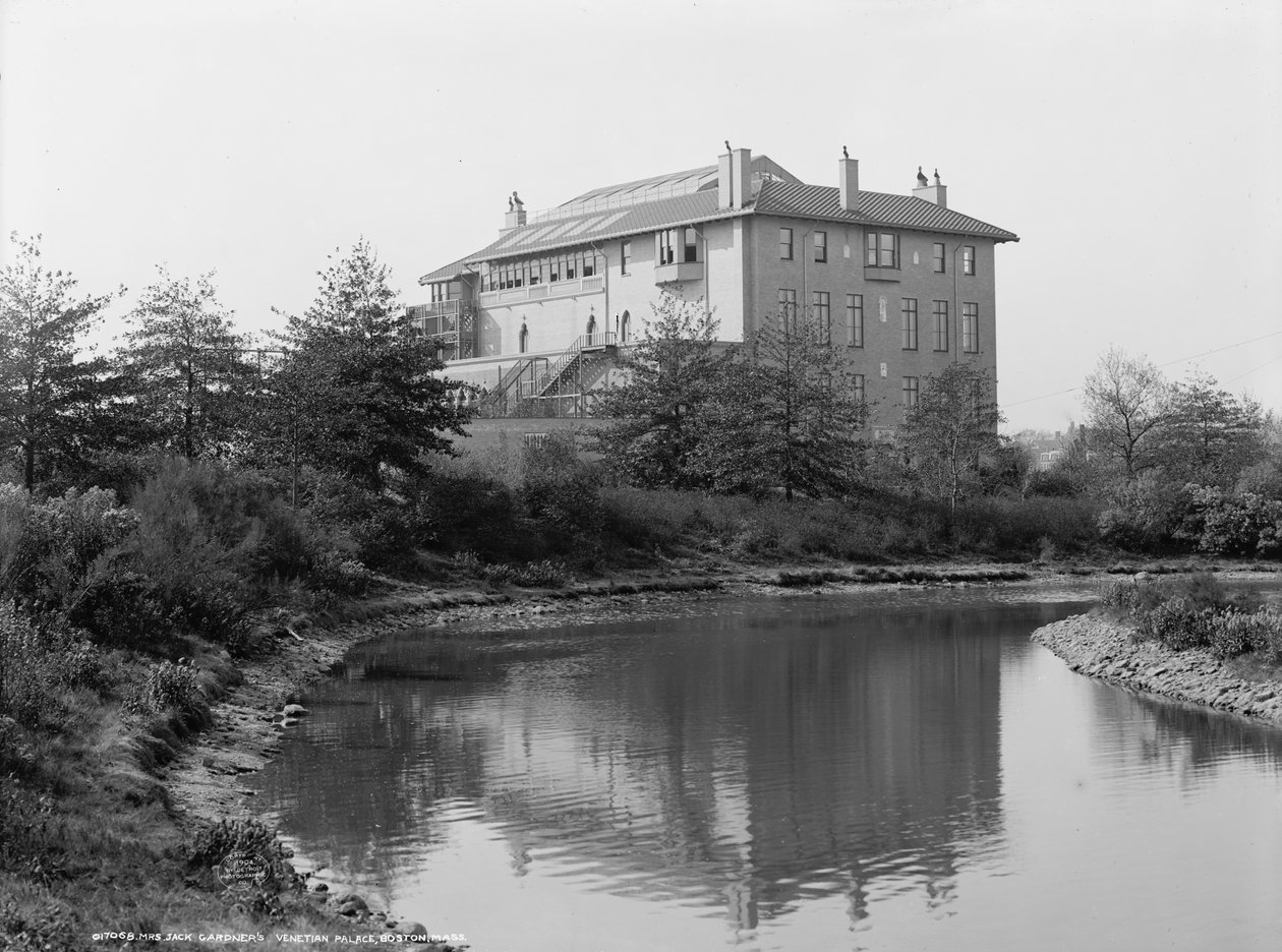 Il palazzo veneziano della signora Jack Gardner, Boston, Massachusetts, c.1904 da Detroit Publishing Co.