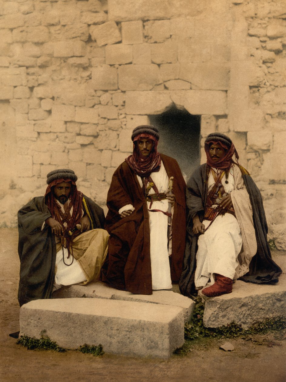 Beduini del distretto del Giordano, Terra Santa da Detroit Photographic Co.