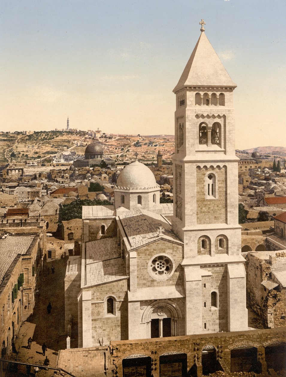 Chiesa del Santo Salvatore, Gerusalemme, Terra Santa da Detroit Photographic Co.