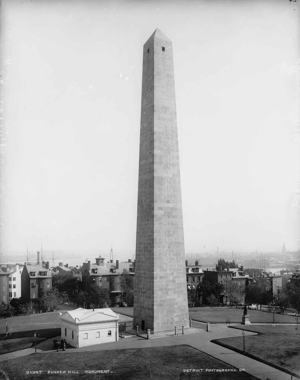 Monumento di Bunker Hill, Charlestown, Massachusetts, c.1890-99 da Detroit Publishing Co.