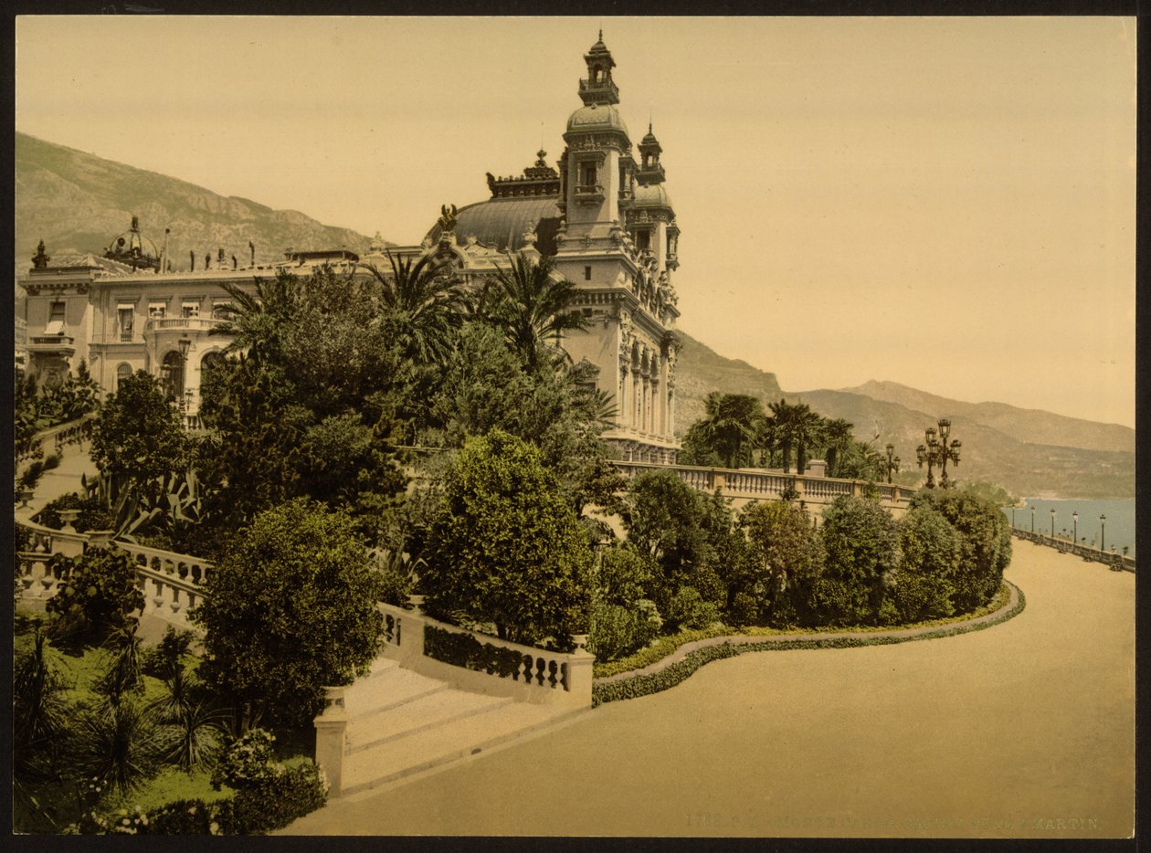 Ingresso del Casinò, Monte Carlo, Riviera, Monaco da Detroit Publishing Co.