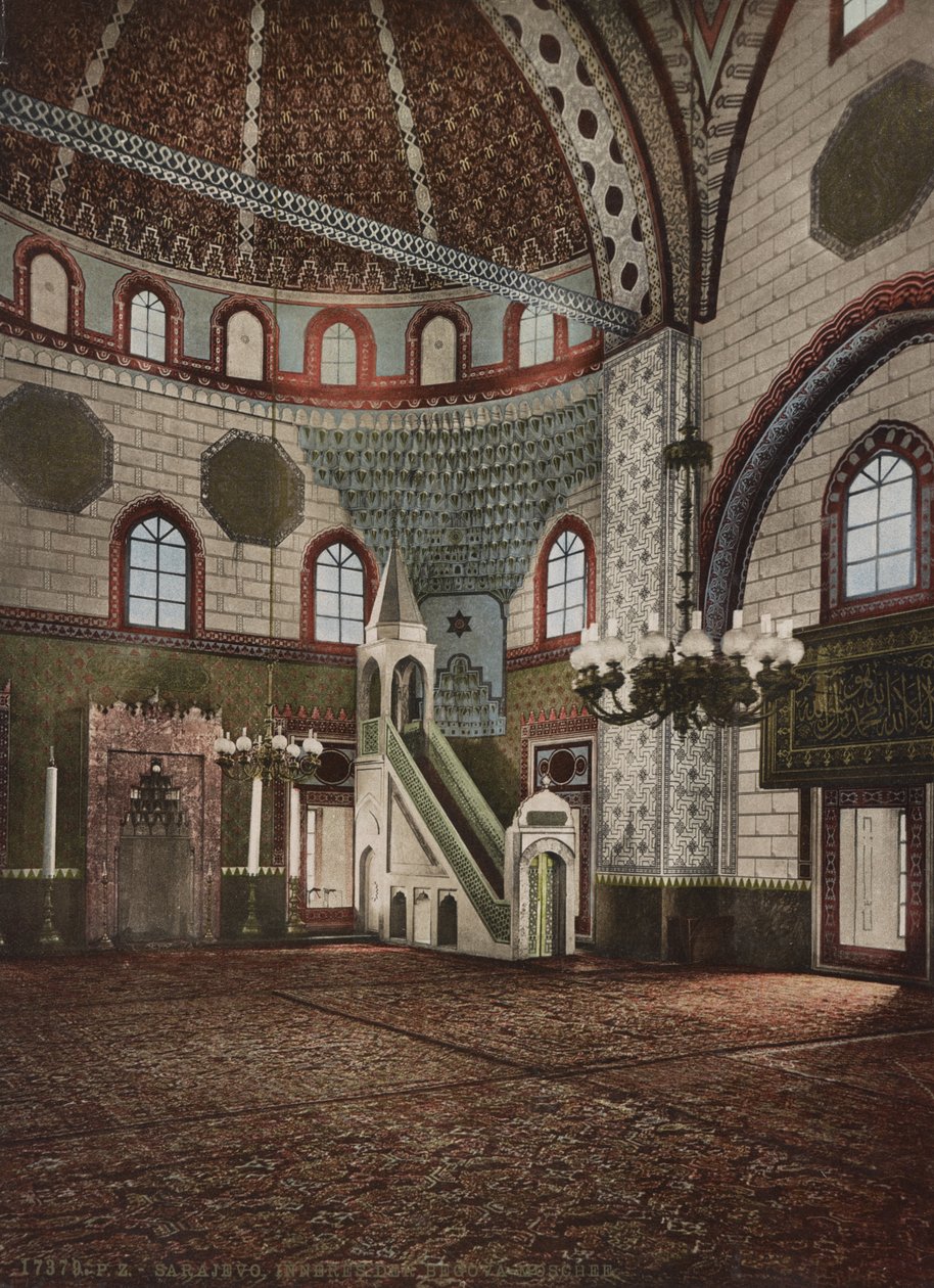 Moschea di Gazi Husrev-beg, Sarajevo da Detroit Publishing Co.