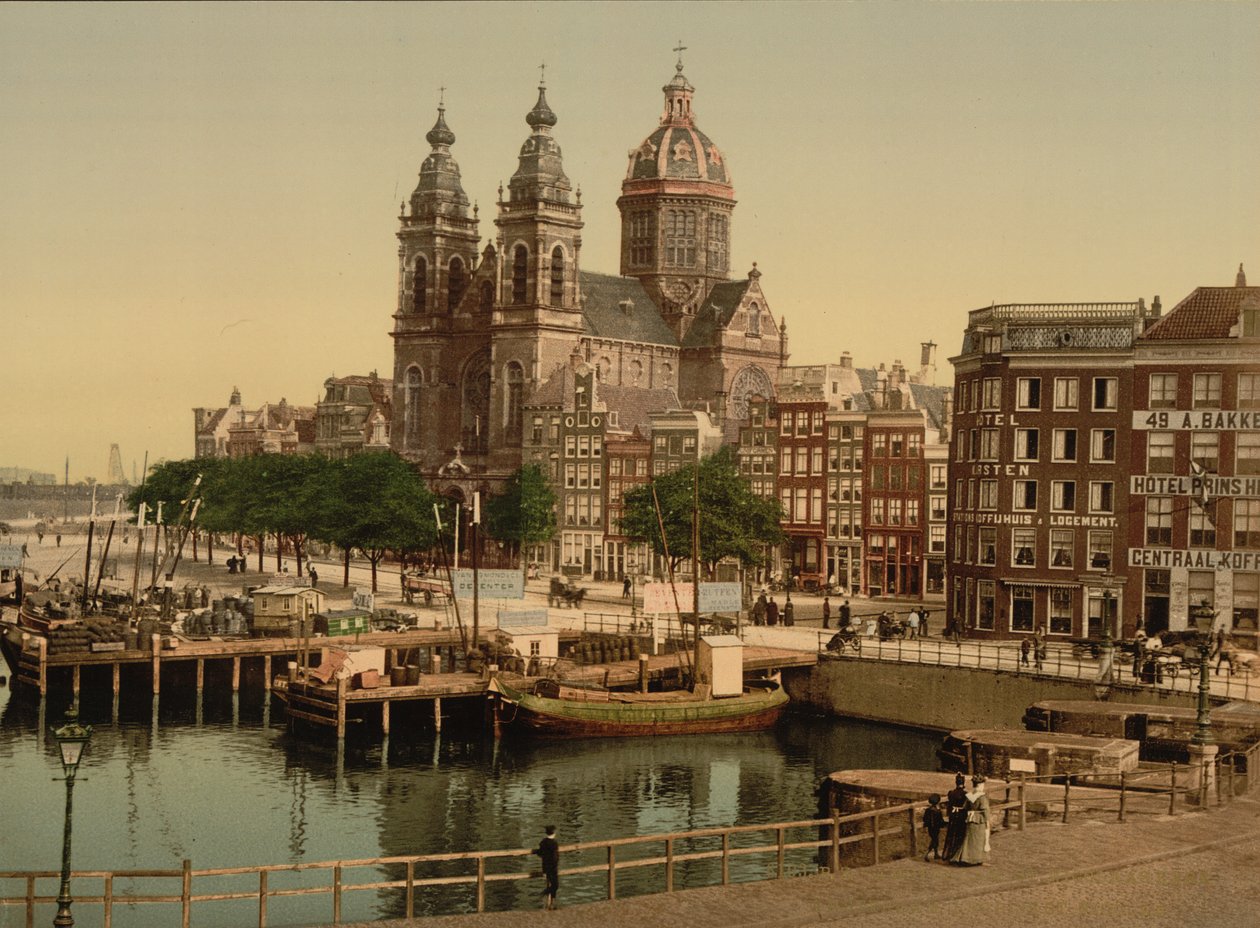 Nicolaaskerk, Amsterdam, 1890-90 da Detroit Publishing Co.