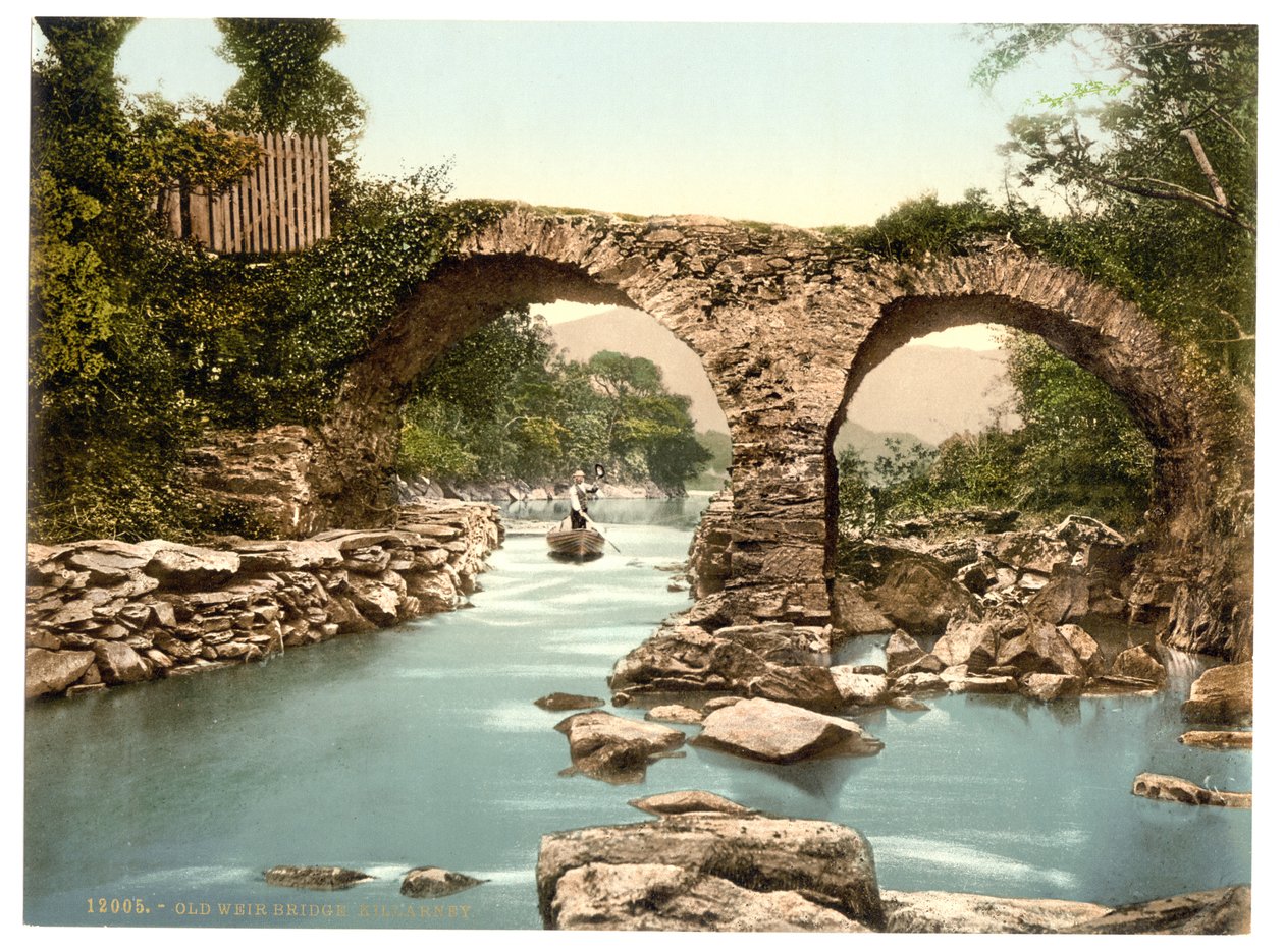 Old Weir Bridge, Killarney, Contea di Kerry, Irlanda da Detroit Publishing Co.