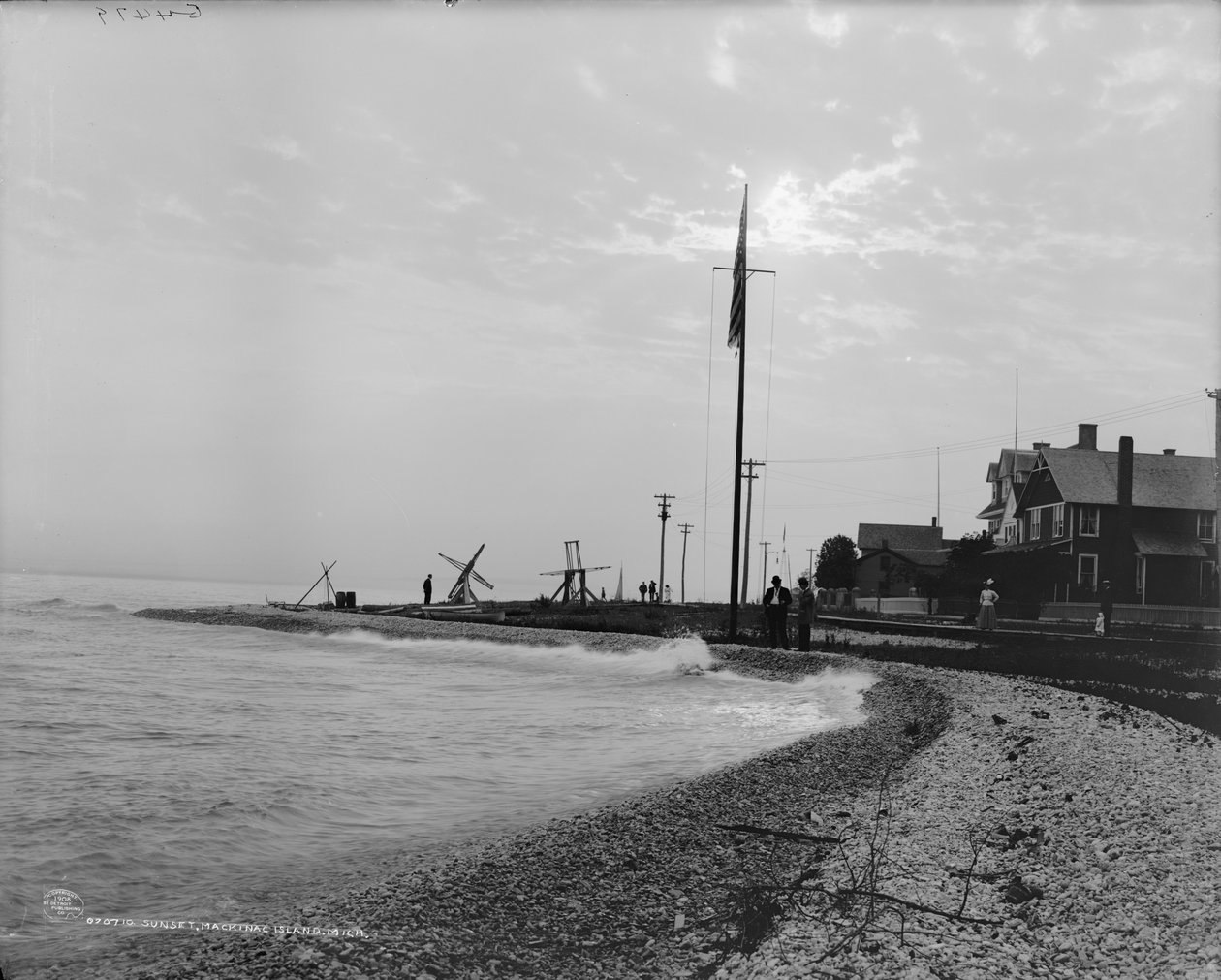 Tramonto, Mackinac Island, Michigan da Detroit Publishing Co.