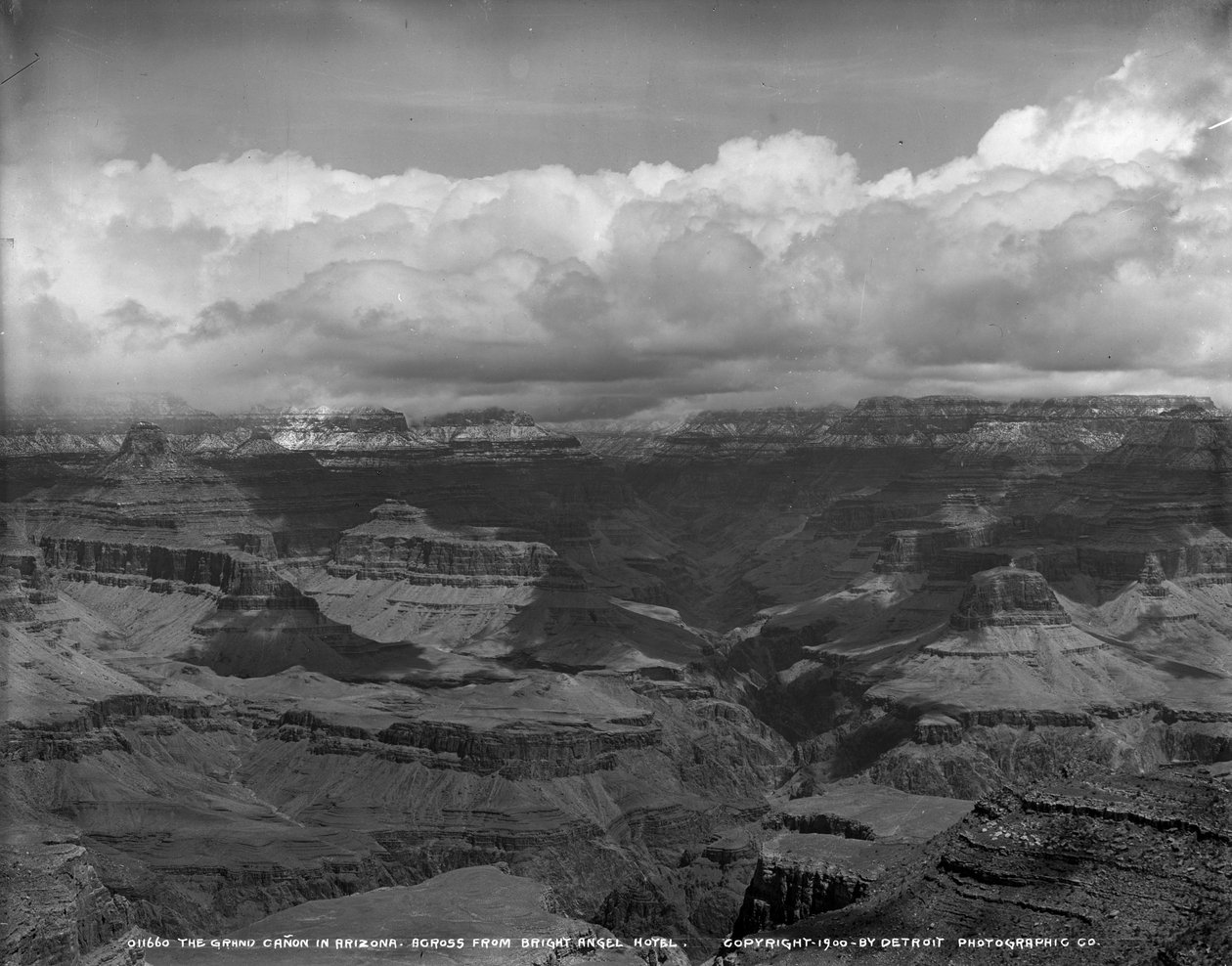 Il Grand Canyon in Arizona di fronte all