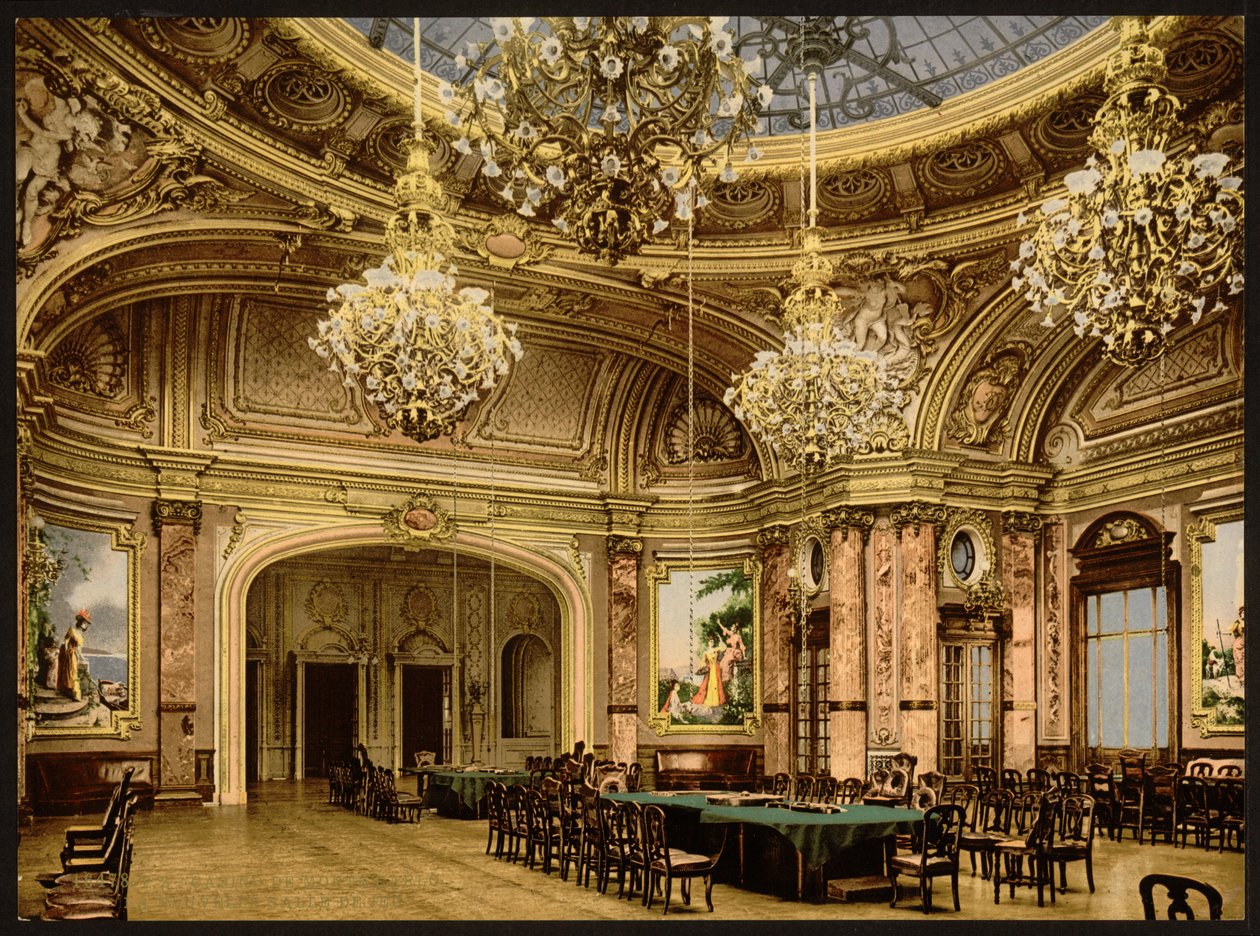 La nuova sala da gioco, Monte Carlo, Riviera, Monaco da Detroit Publishing Co.
