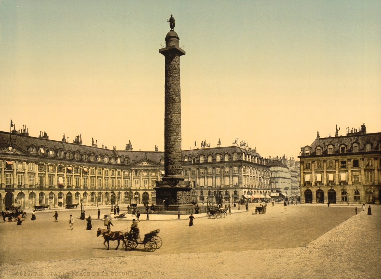 Place Vendome, Parigi, c.1900 da Detroit Publishing Co.