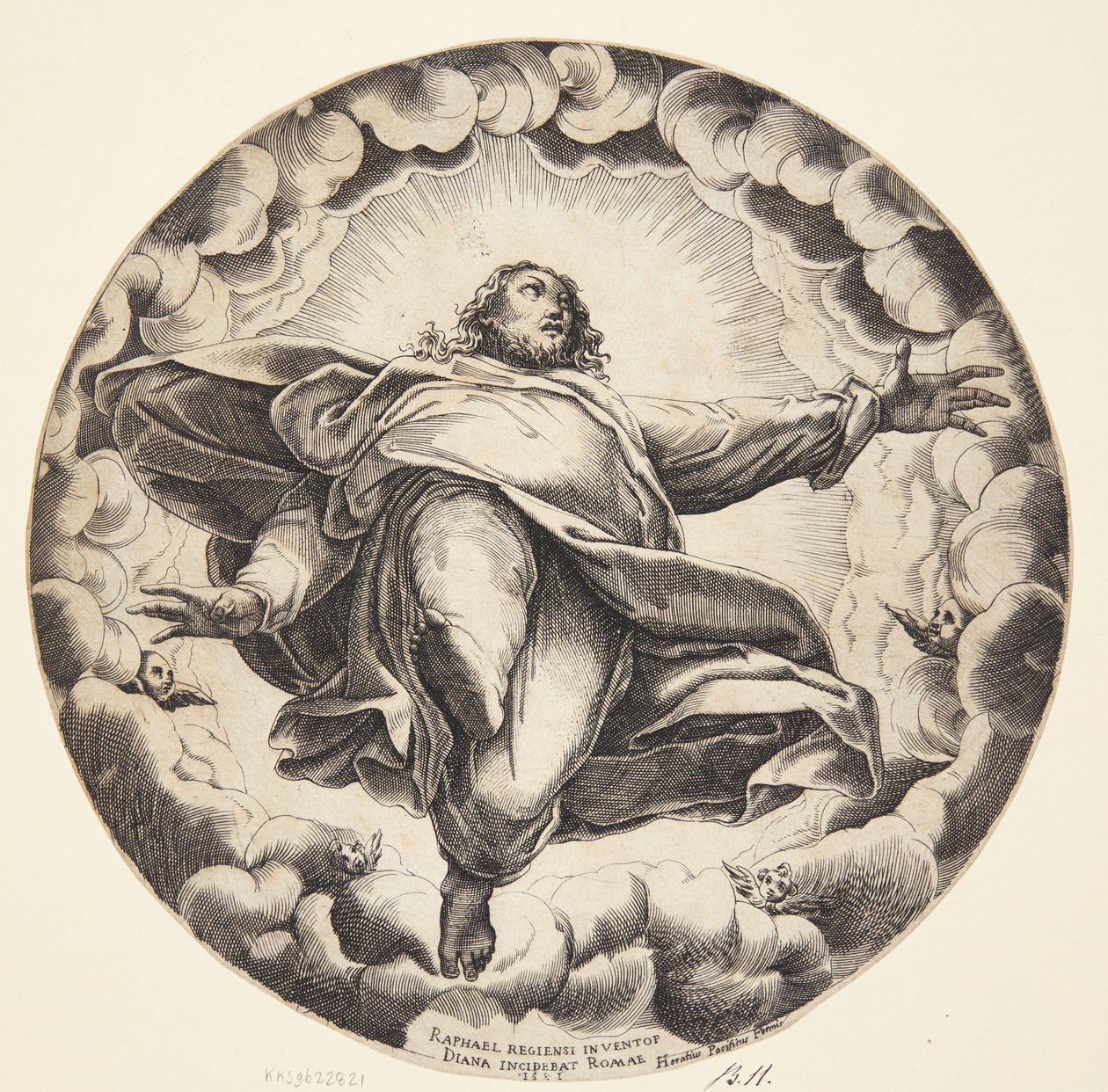 Ascensione di Cristo da Diana Scultori