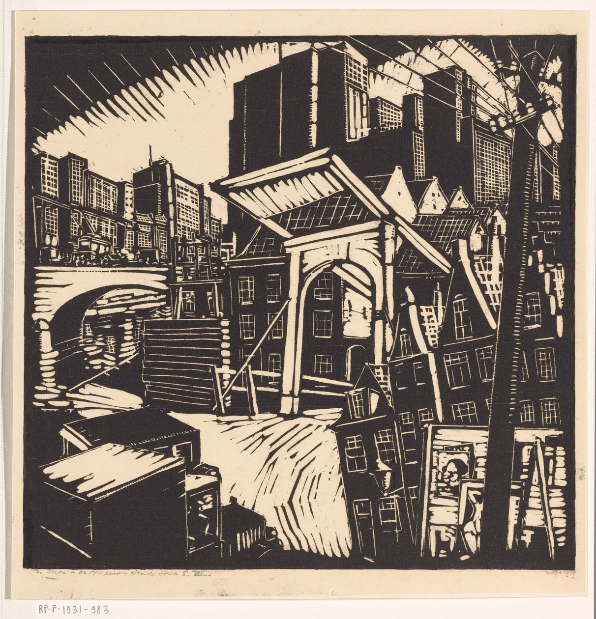 La città vecchia e la città nuova da Dick Ket (signed by artist)