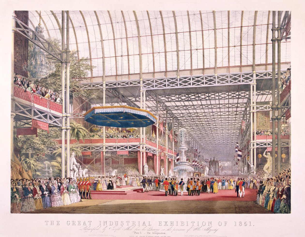 Grande Esposizione, Crystal Palace, Hyde Park, Londra, 1851 da Dickinson Brothers