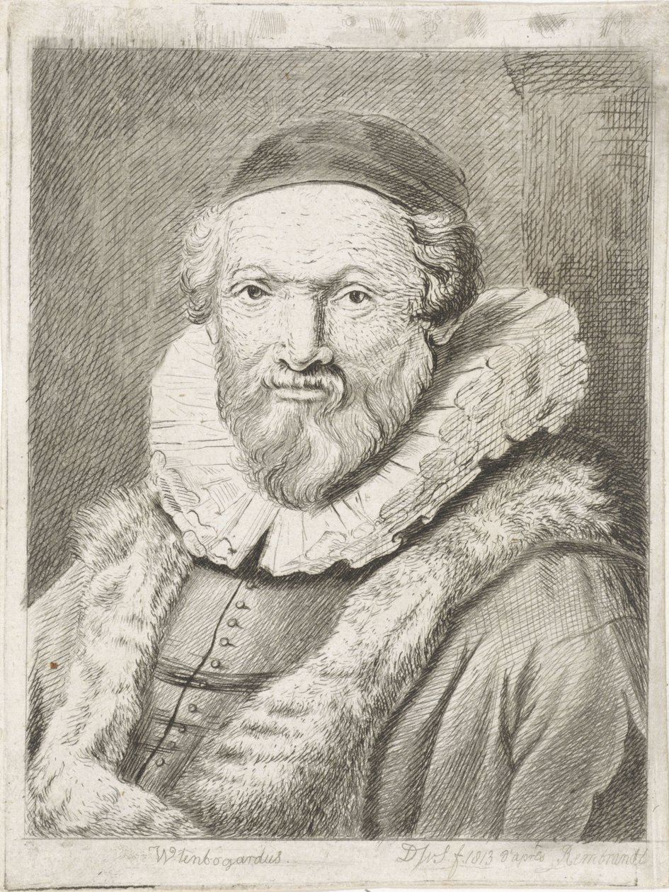 Ritratto di Johannes Wtenbogaert (Wtenbogardus) da Diederik Jan Singendonck