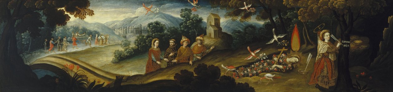 La leggenda di Santa Sofronia da Diego Quispe Tito