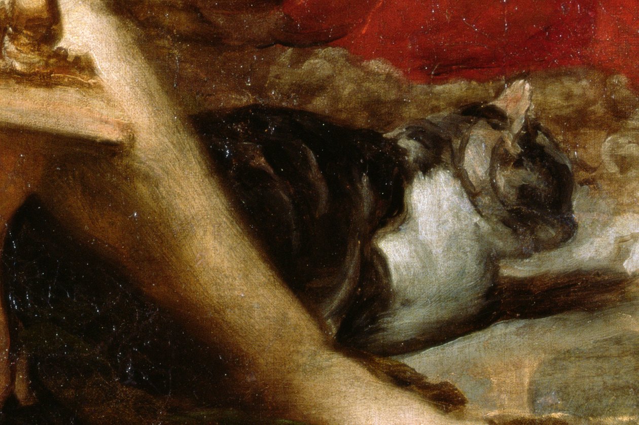La Favola di Aracne, o Le Filatrici, c.1657 (dettaglio) da Diego Velázquez