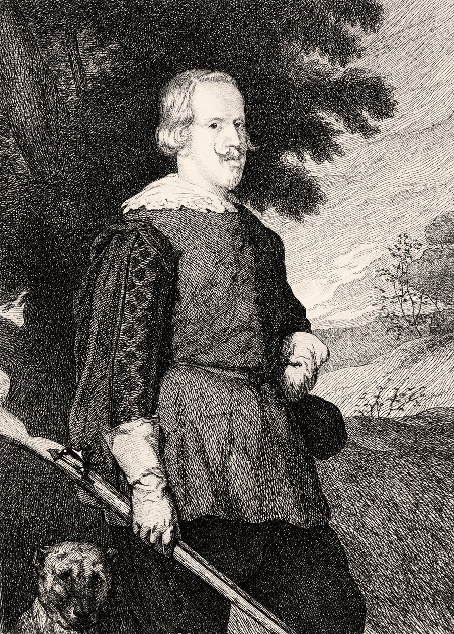 Filippo IV in costume da caccia da Diego Velázquez