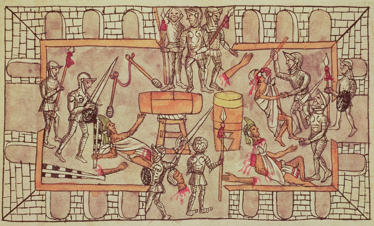 Massacro dei Messicani da Diego Duran