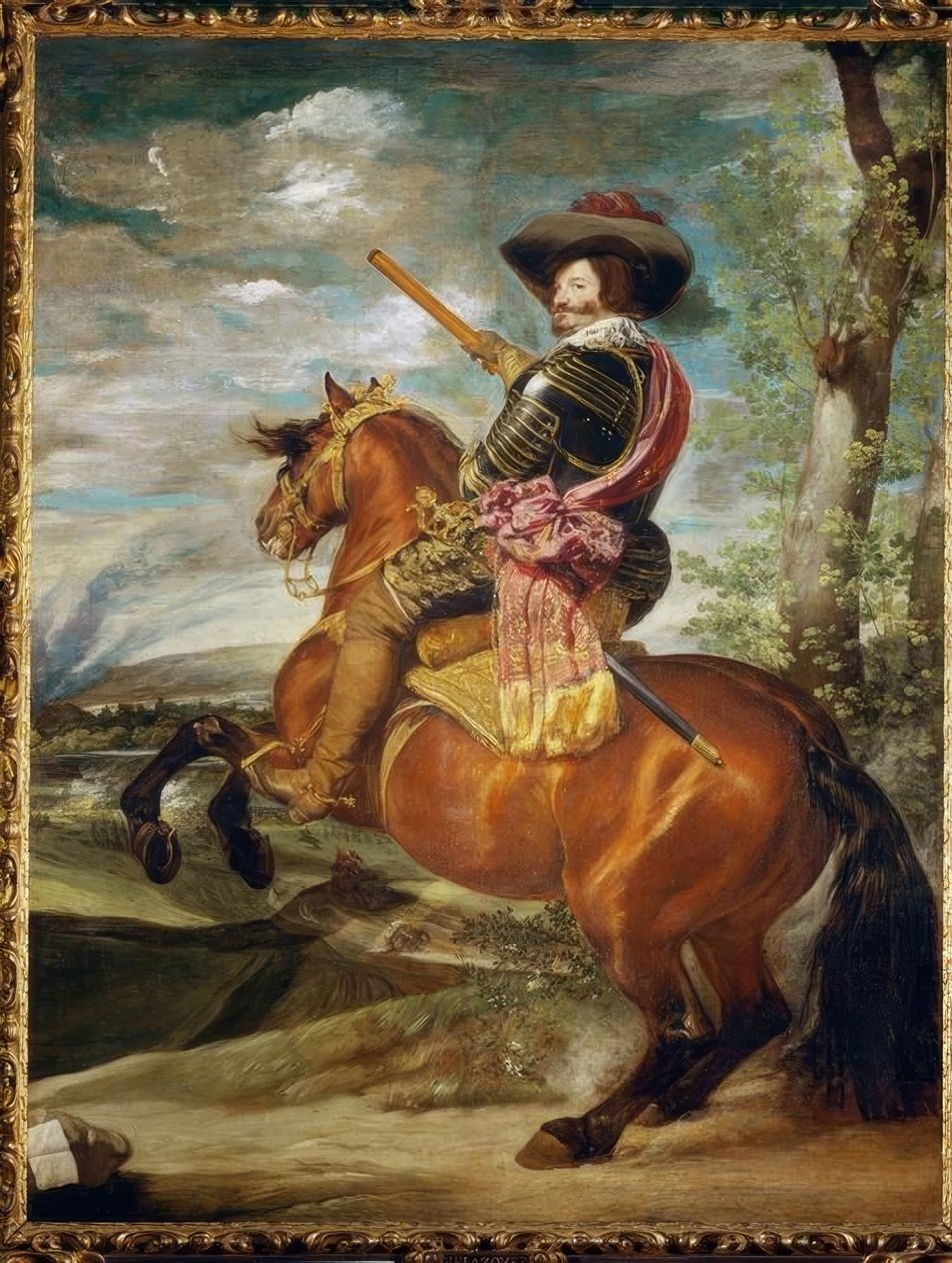 Conde Duque de Olivares a cavallo da Diego Velázquez