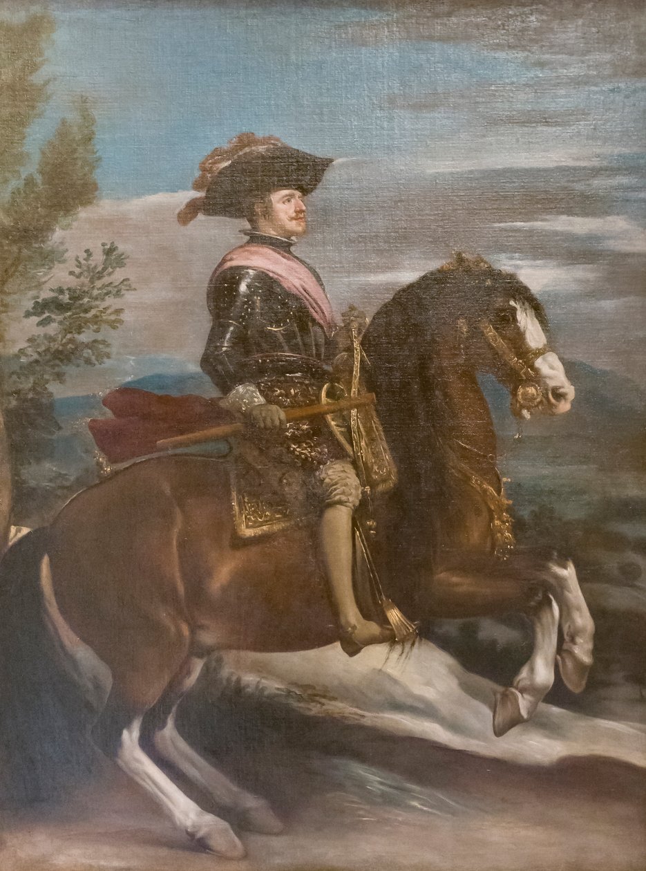 Ritratto equestre di Filippo IV da Diego Velázquez
