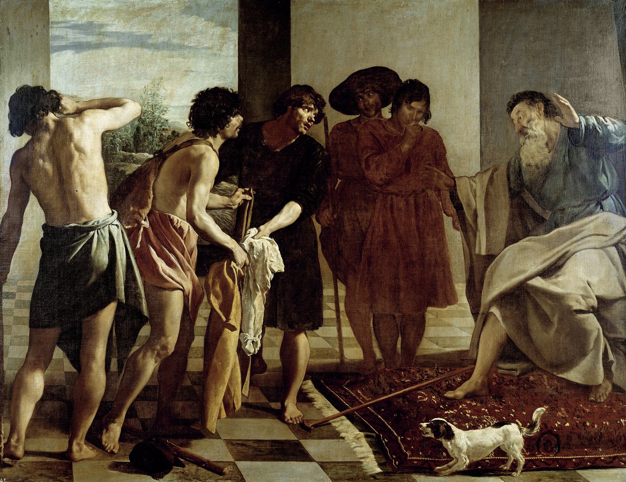 Giacobbe riceve la tunica di Giuseppe da Diego Rodriguez de Silva y Velazquez