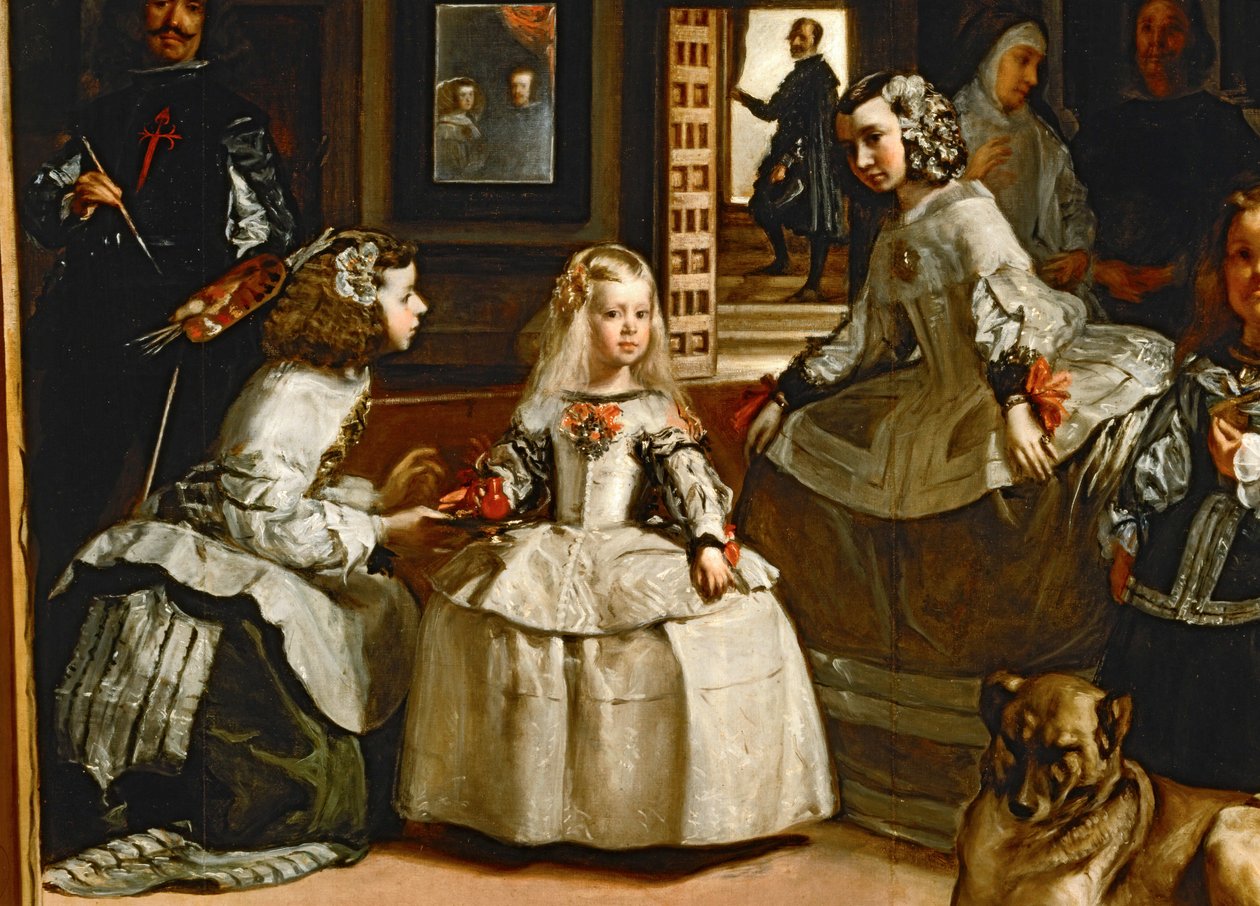 Las Meninas ... (dipinto su tela) da Diego Rodriguez de Silva y Velazquez