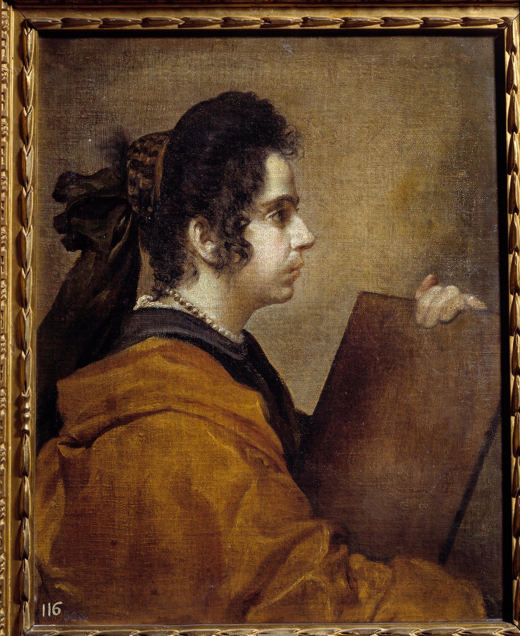 Ritratto di Juana Pacheco in Sibilla. Juana Pacheco, figlia del pittore Francisco Pacheco (1564-1654) e futura moglie di Diego Velasquez da Diego Velázquez