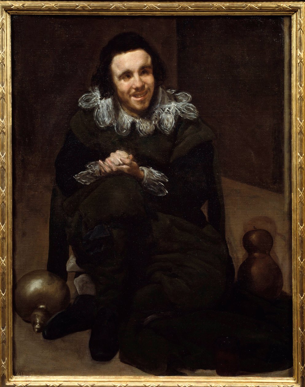 Ritratto del giullare Don Juan Calabacillas. Dipinto di Diego Rodriguez de Silva y Velázquez (1599-1660) da Diego Velázquez