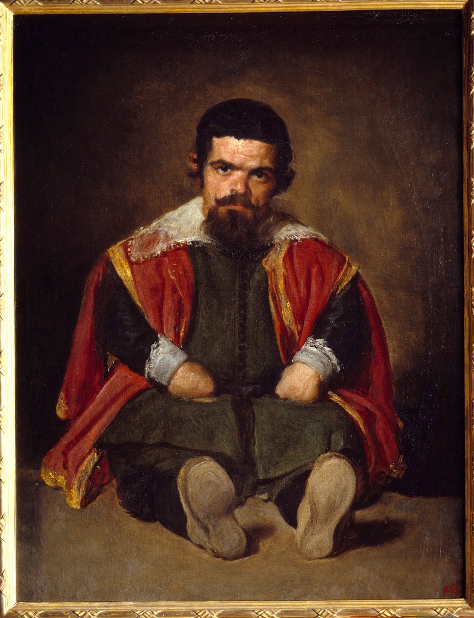 Ritratto del giullare Sebastien De Morra da Diego Velázquez